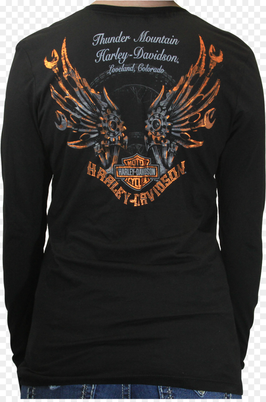 Tshirt，Trovão Montanha Harley Davidson PNG
