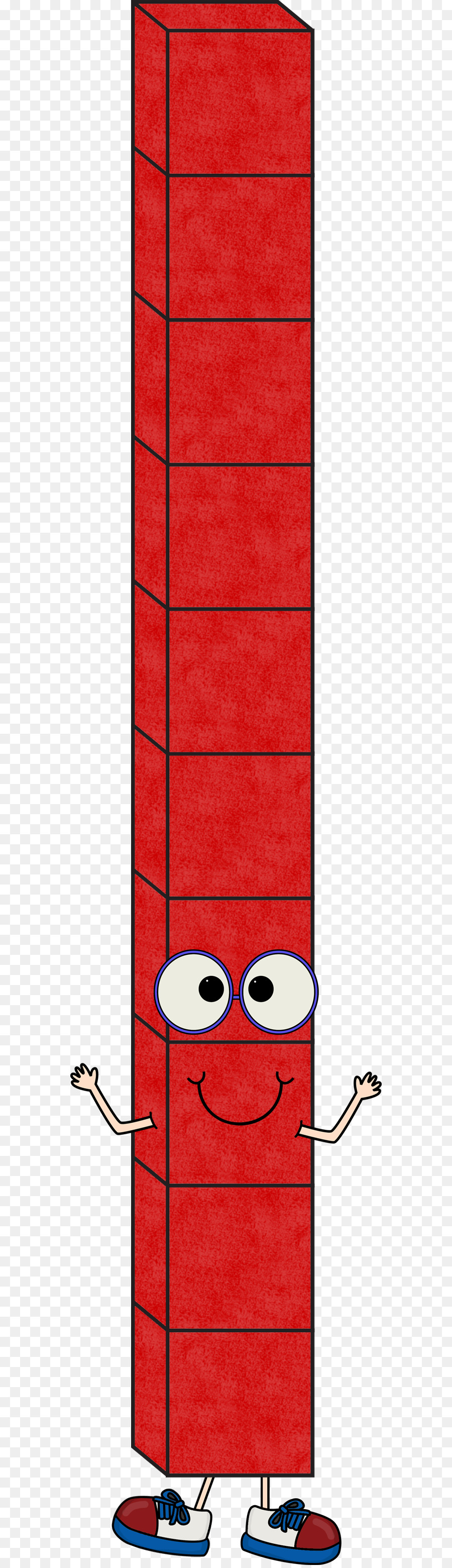 Personagem De Bloco Vermelho，Animado PNG