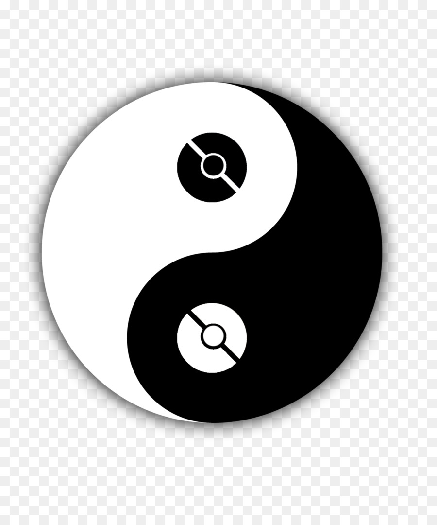 Yin E Yang，Adesivo PNG