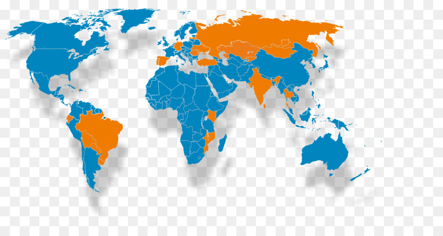 Mapa Mundial，Países PNG