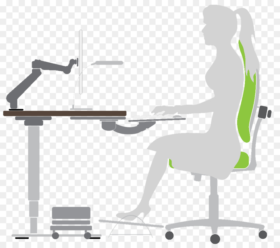 Mesa De Escritório Cadeiras，Fatores Humanos E Ergonomia PNG