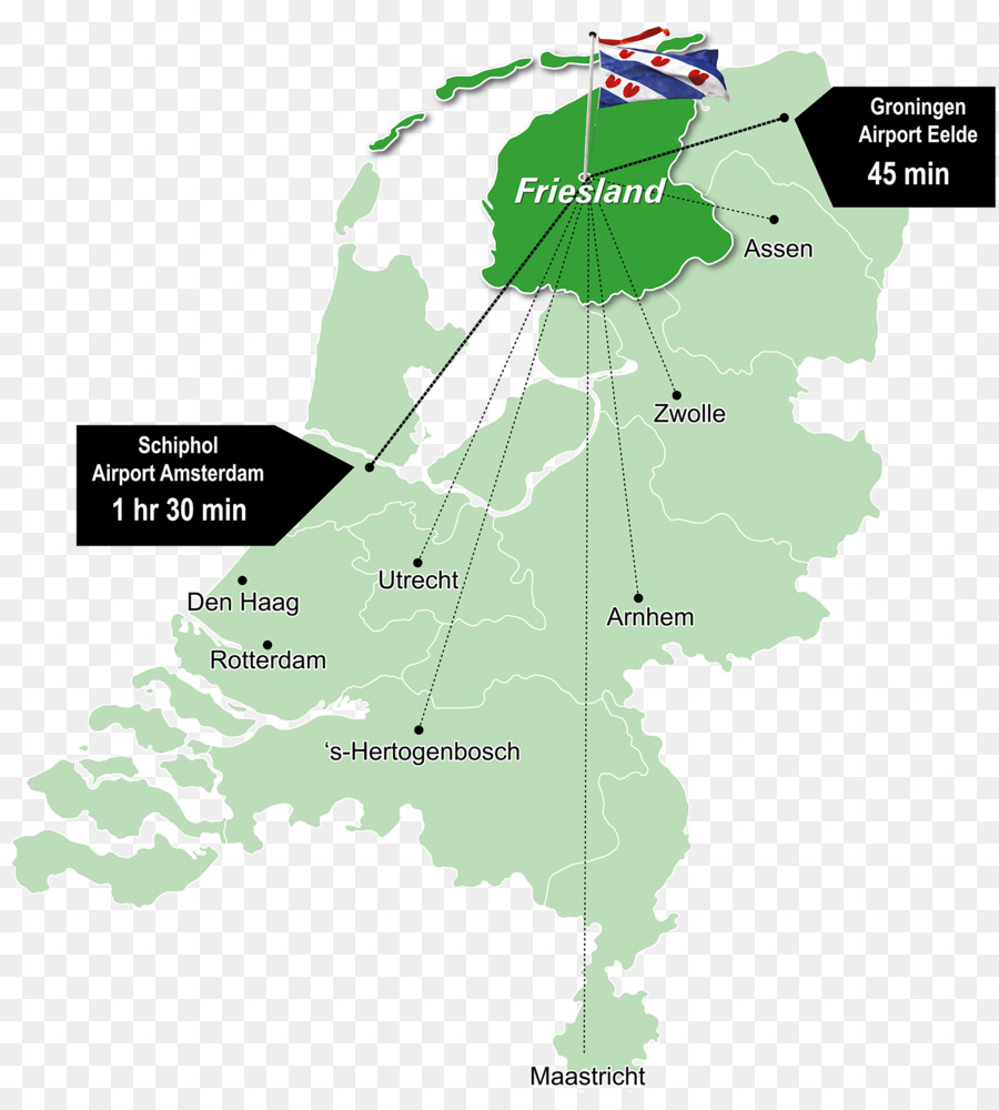 Países Baixos，Mapa PNG