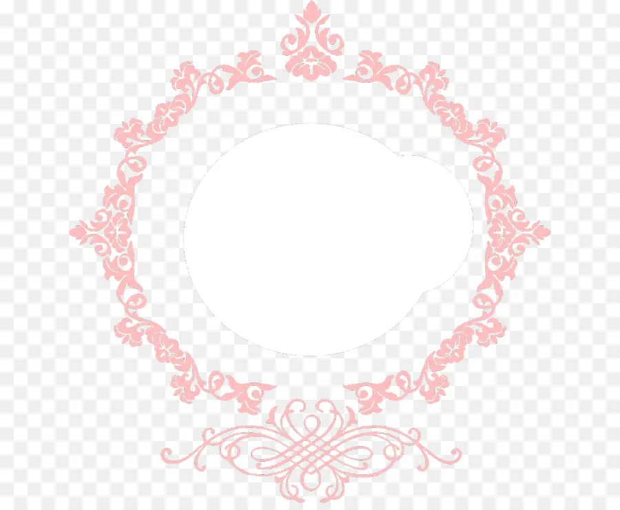 Moldura Ornamentada Rosa，Ornamentado PNG