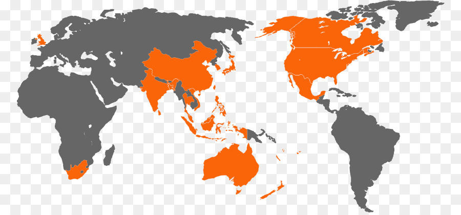 Mapa Mundial，Países PNG