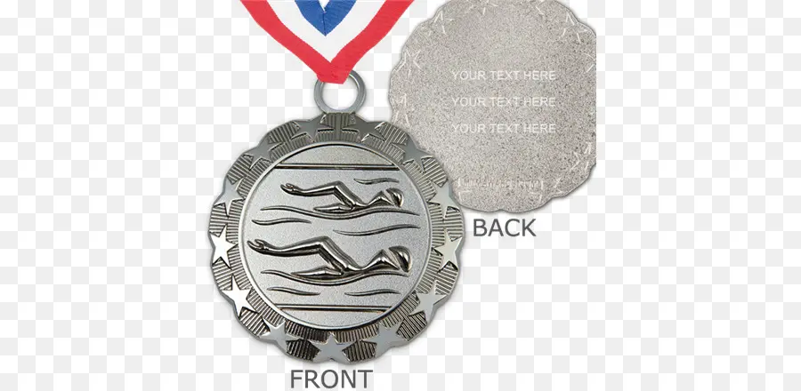 Medalha De Natação，Prata PNG