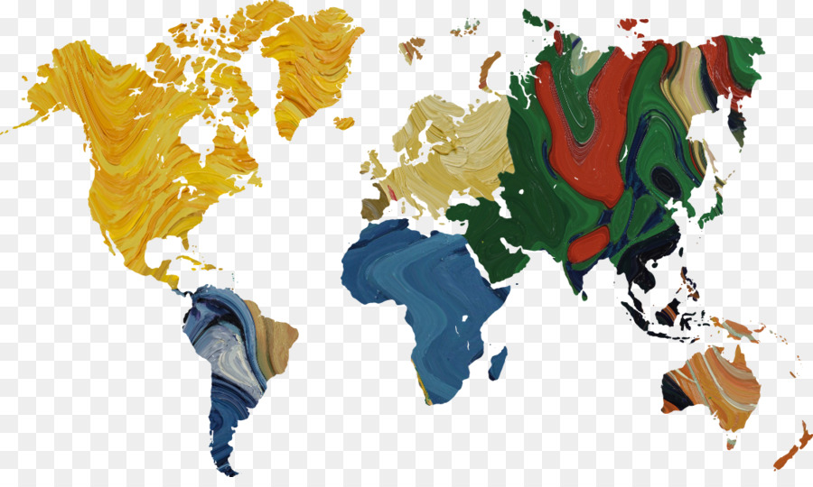 World Map，Mundo PNG