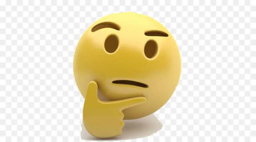 Emoji Pensando，Face PNG