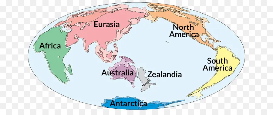 Mapa Mundial，Continentes PNG