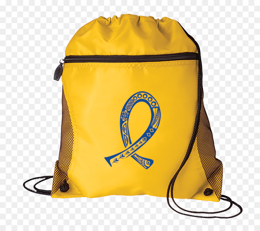 Saco Com Cordão Amarelo，Mochila PNG