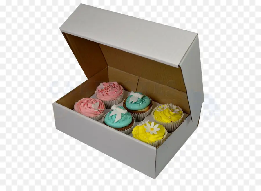 Cupcakes Em Caixa，Sobremesa PNG