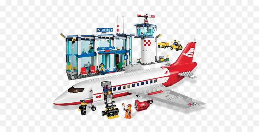 De Avião，Lego 3182 Aeroporto Da Cidade PNG