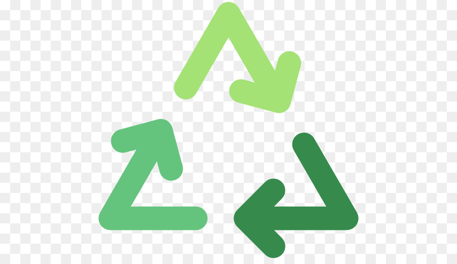 Setas Verdes，Reciclagem PNG