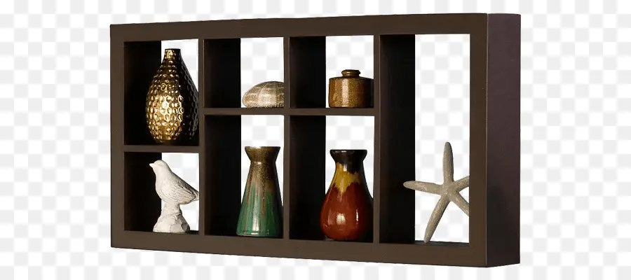 Prateleira Com Decoração，Itens Decorativos PNG