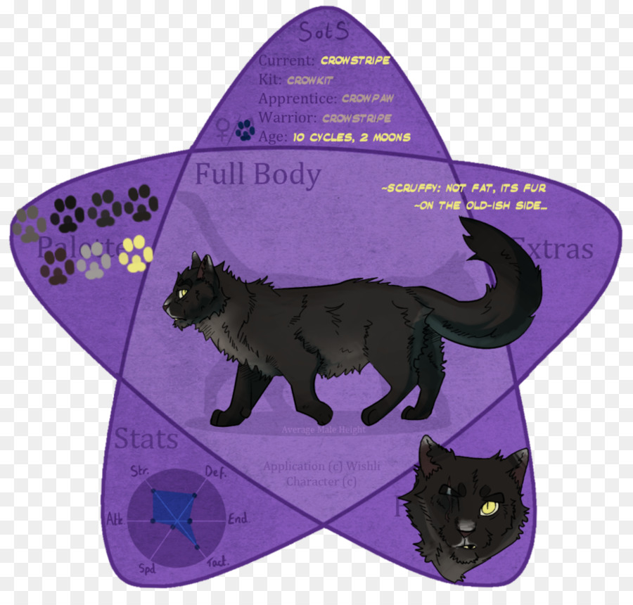 Gato Preto，Estrela PNG