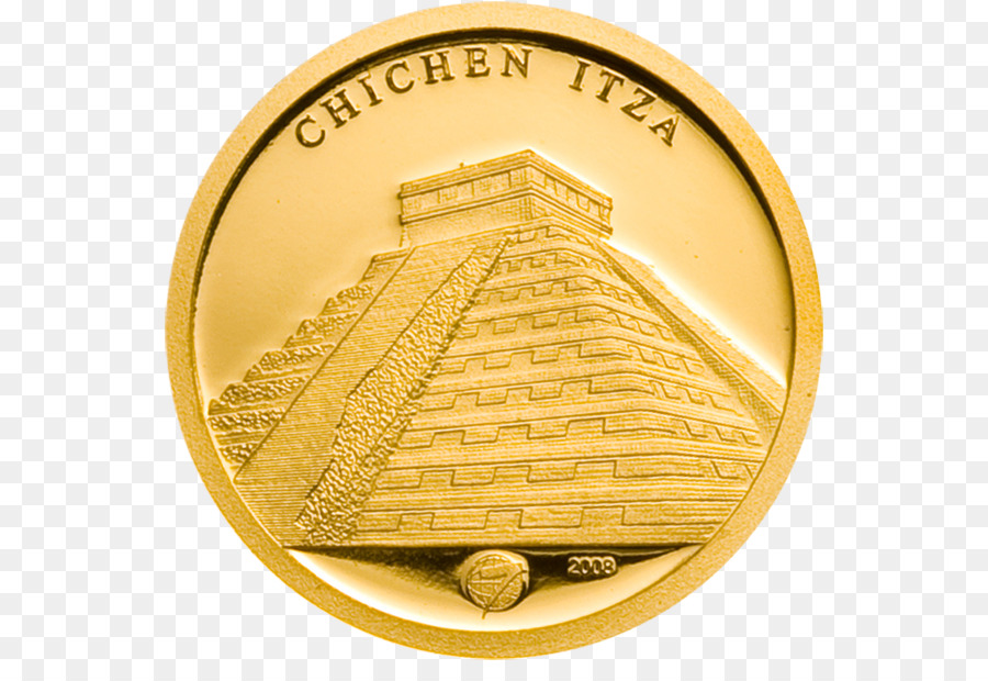 Moeda De Chichén Itzá，Ouro PNG