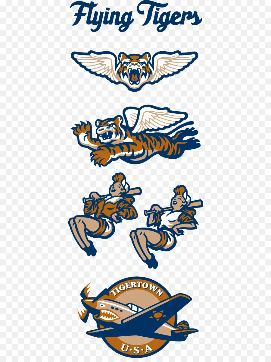 A Lakeland Flying Tigers，Logo PNG