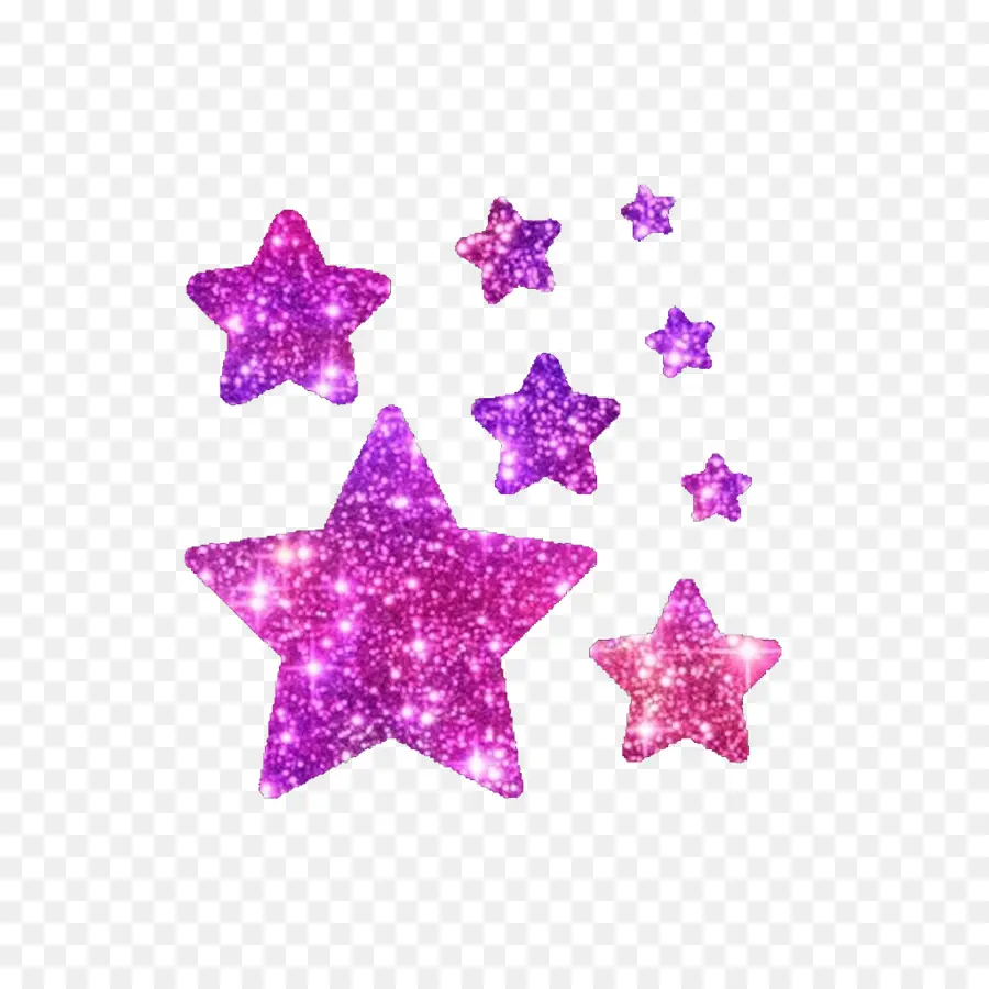 Estrela，Glitter PNG