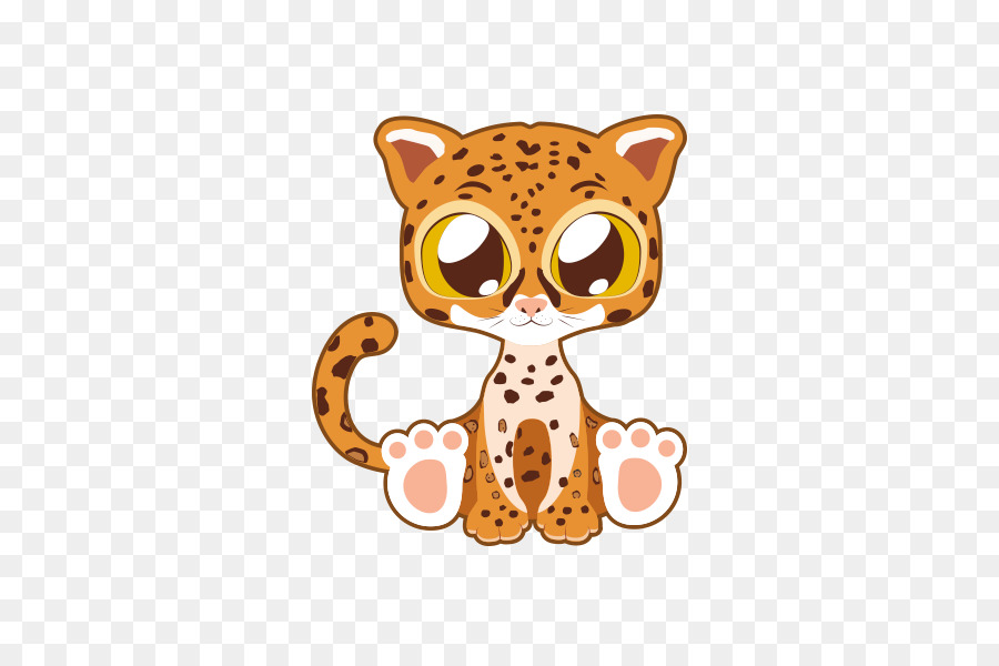 Leopardo Fofo，Desenho Animado PNG