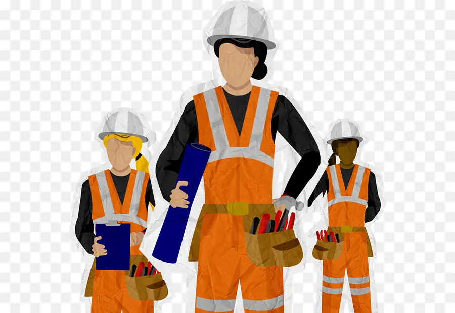 Trabalhadores Da Construção Civil，Capacetes PNG