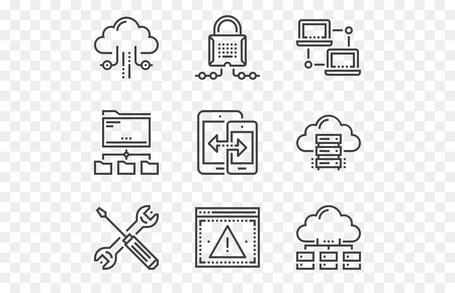 ícones Do Computador，A Computação Em Nuvem PNG