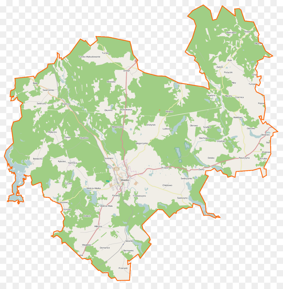 Miastko，Mapa PNG