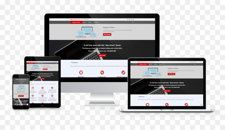 Responsive Web Design，Web Design PNG