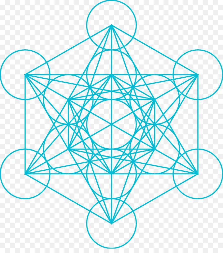 Metatron，Círculos Sobrepostos Grade PNG