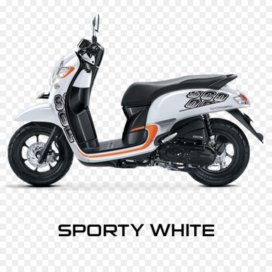 Scooter Branca Desportiva，Moto PNG