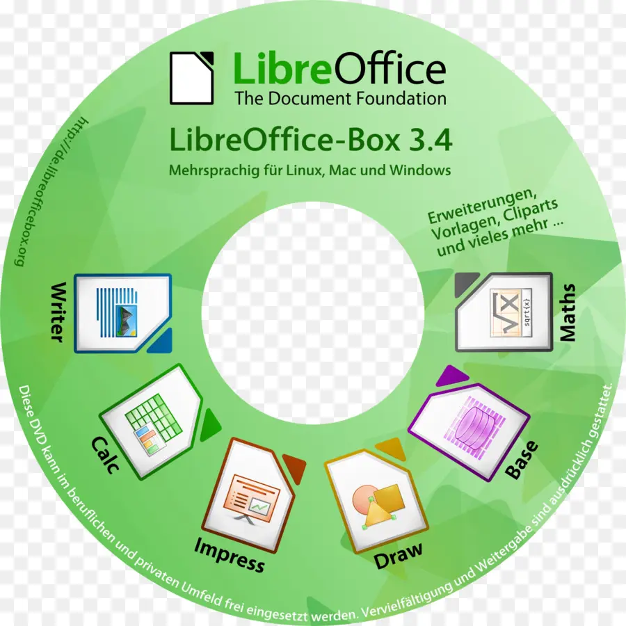 Cd Do Libreoffice，Disco PNG