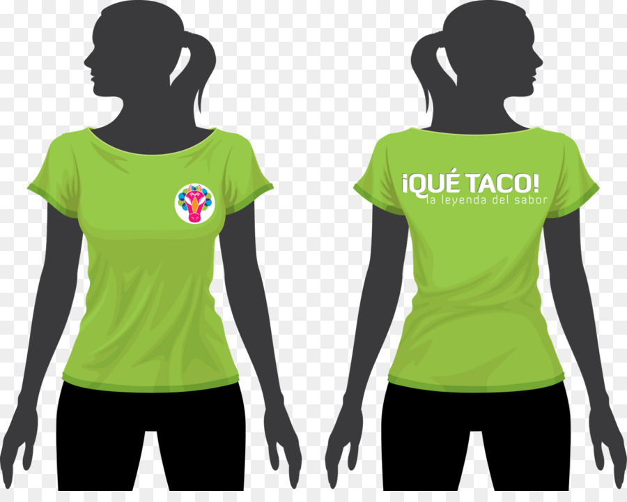 Camiseta Verde，Mulheres PNG