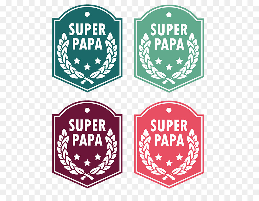 Distintivo De Super Papai，Super PNG