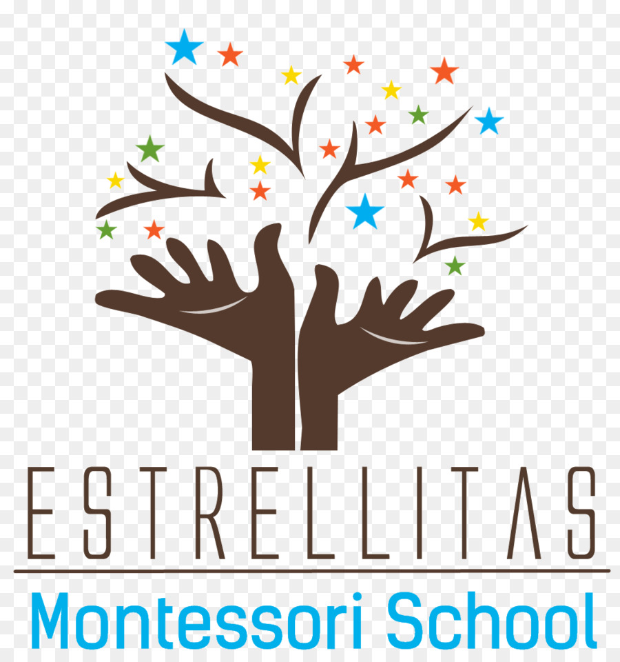 Escola Montessori Logo，Mãos PNG