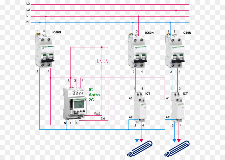 Diagrama De Circuito Elétrico，Fiação PNG