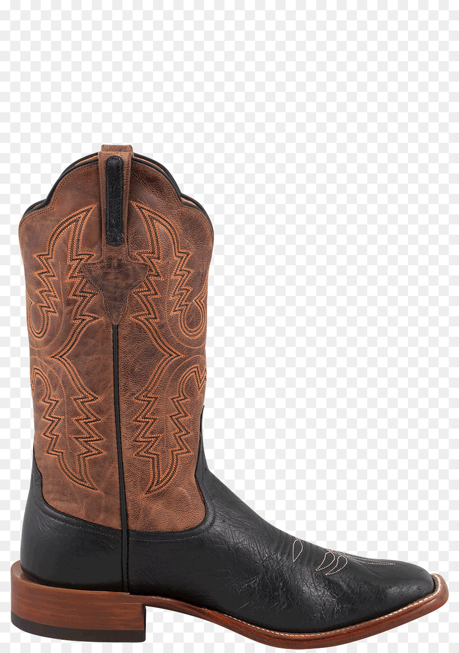 Bota De Cowboy Marrom，Couro PNG