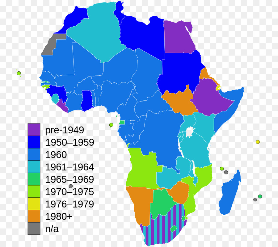 Mapa Da África，Países PNG