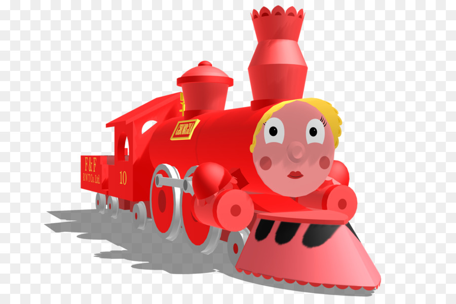 Trem Vermelho，Desenho Animado PNG