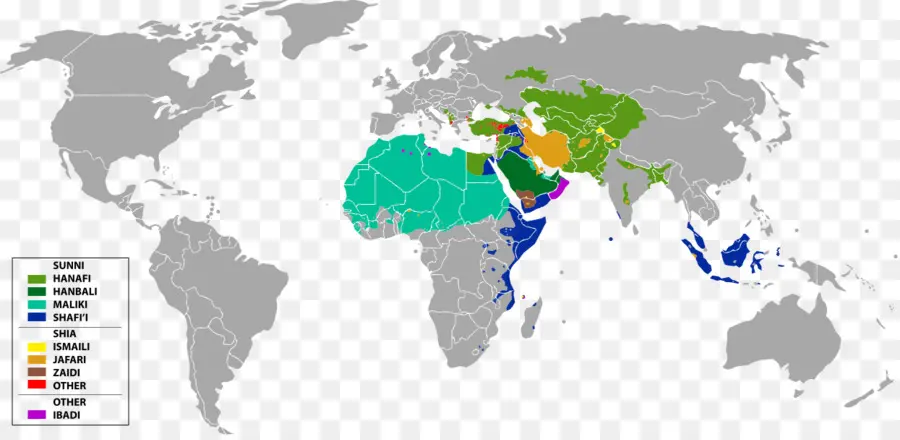 Mapa Mundial，Regiões PNG