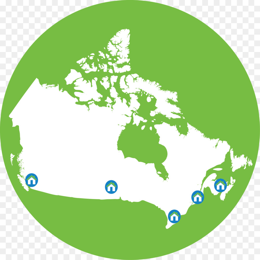 Canadá，Mapa PNG