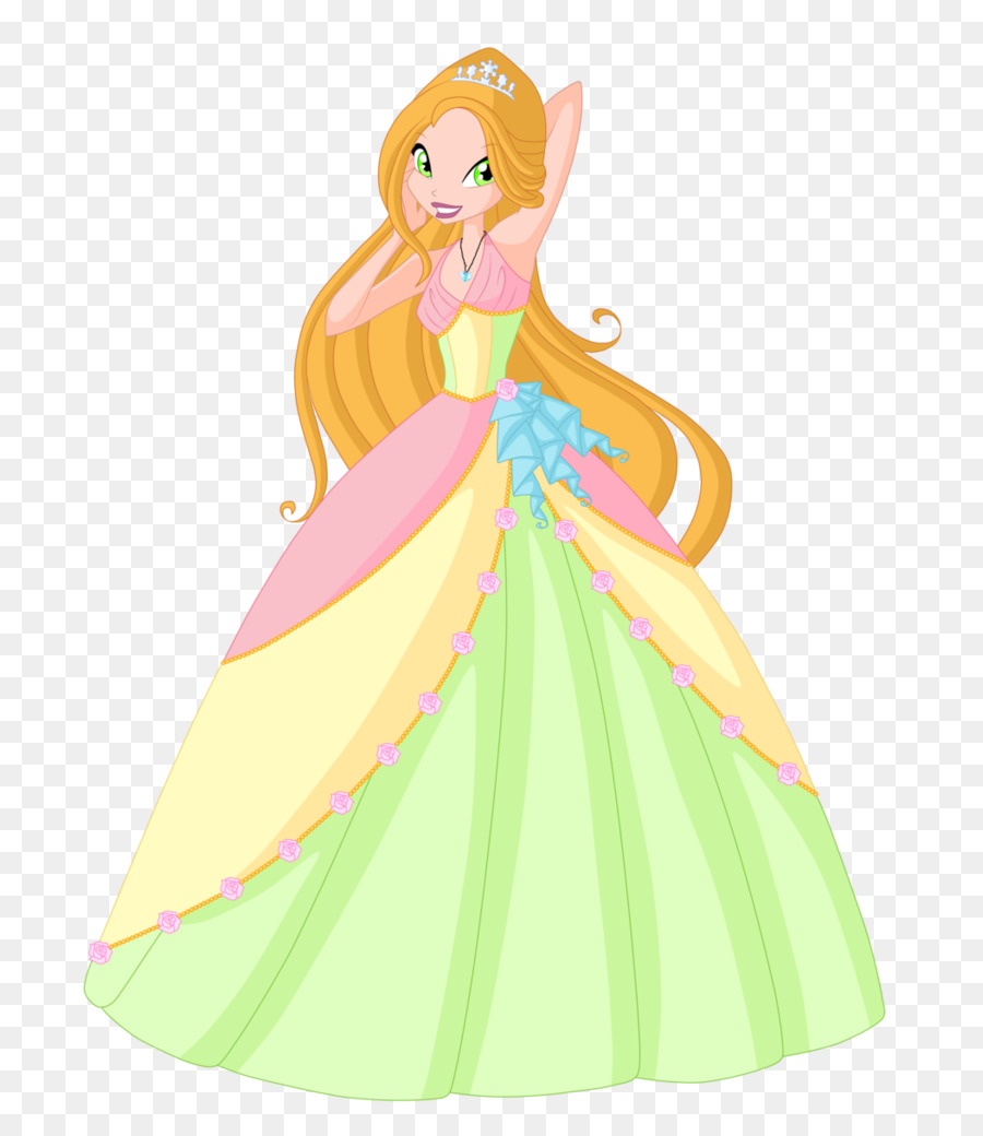 A Princesa Aurora，Vestido De Baile PNG