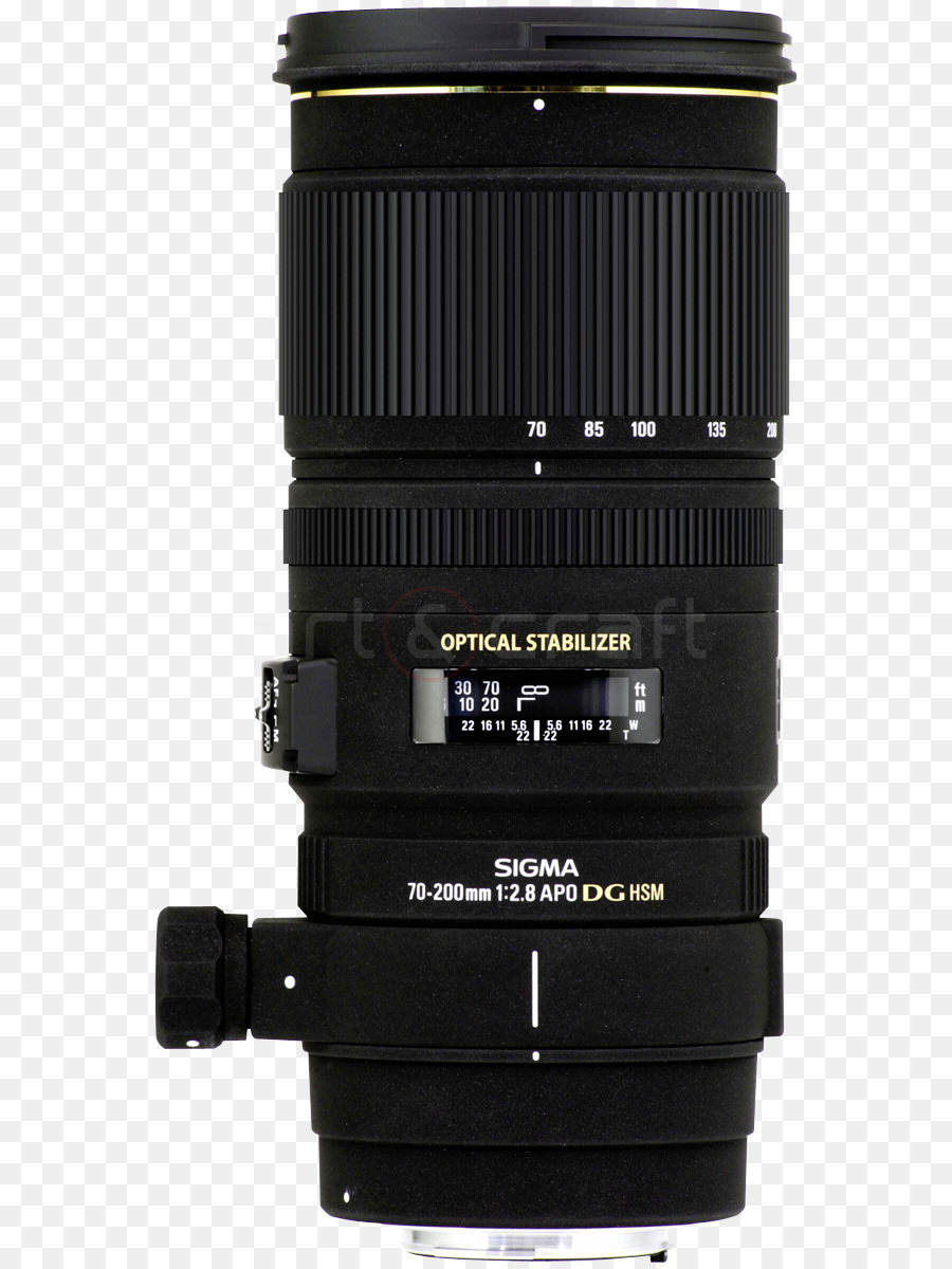 Montagem Da Lente Canon Ef，Sigma 70200mm F28 Ex Dg Os Hsm Lente PNG