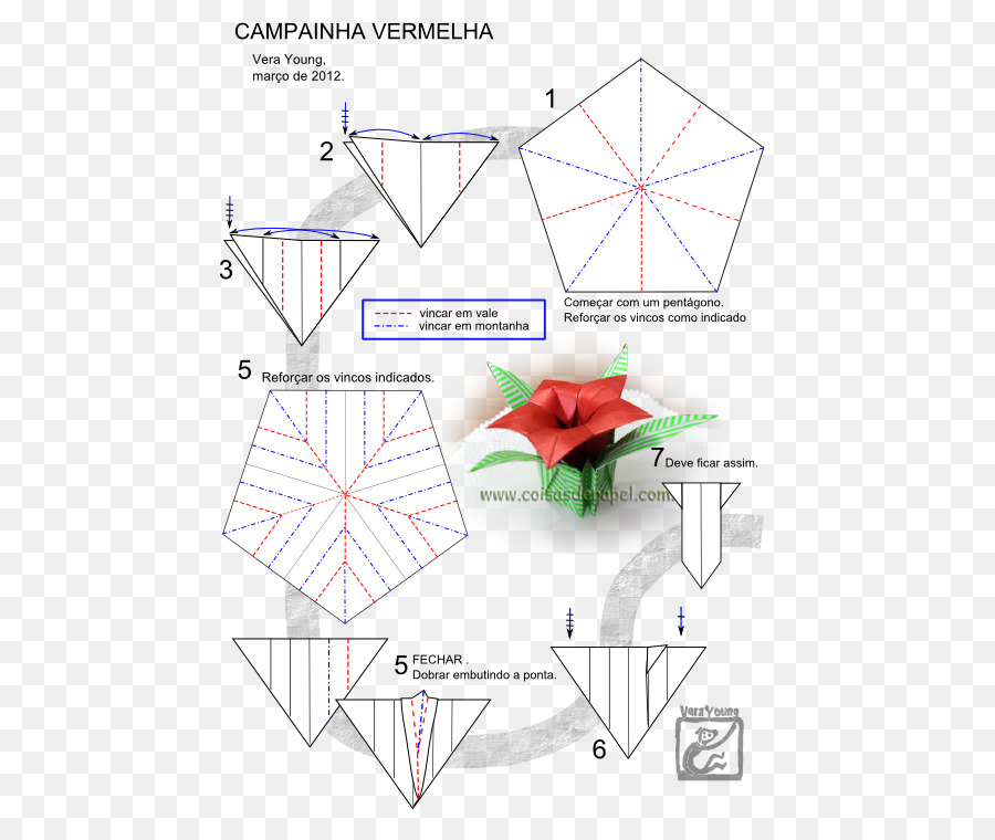 Instruções De Origami，Papel PNG