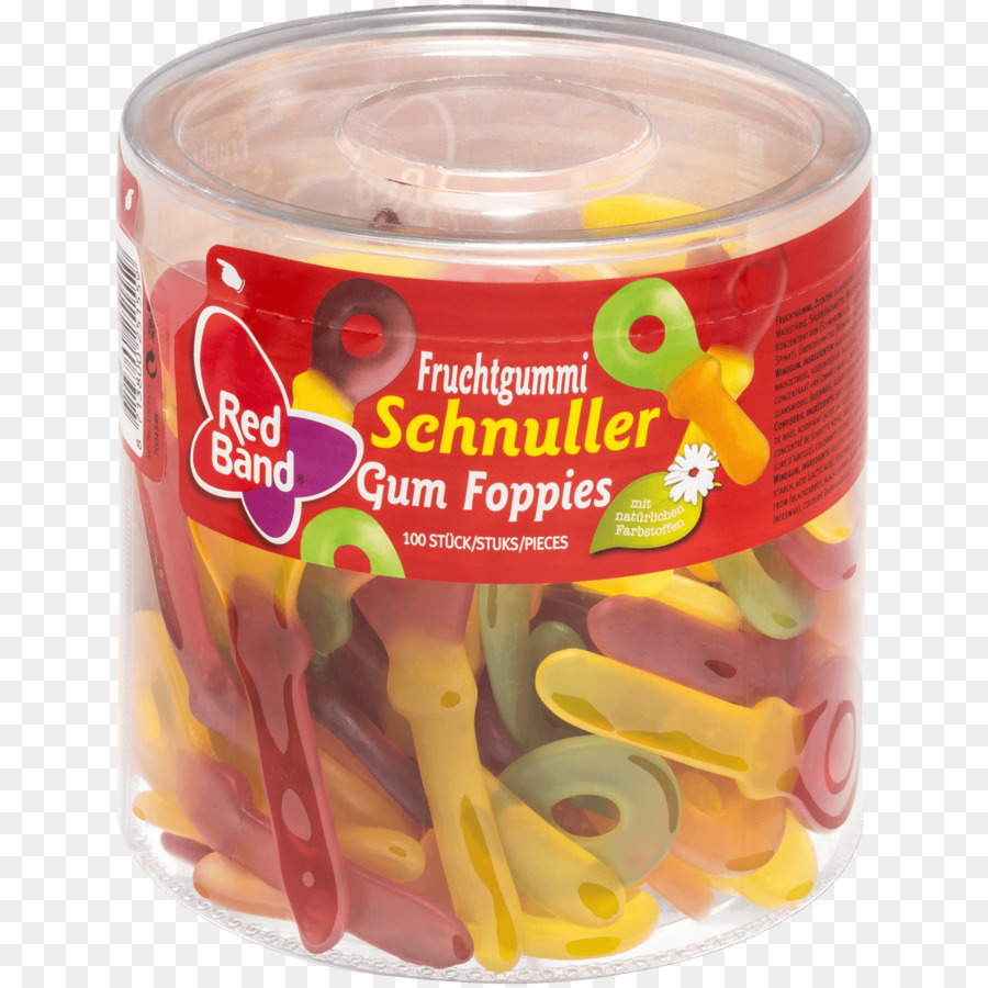 Gomas，Cloetta Faixa Vermelha Fruchtgummi Schnuller Mini PNG