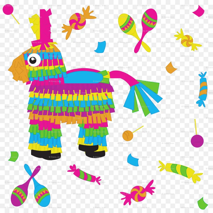 Piñata Colorida，Doce PNG