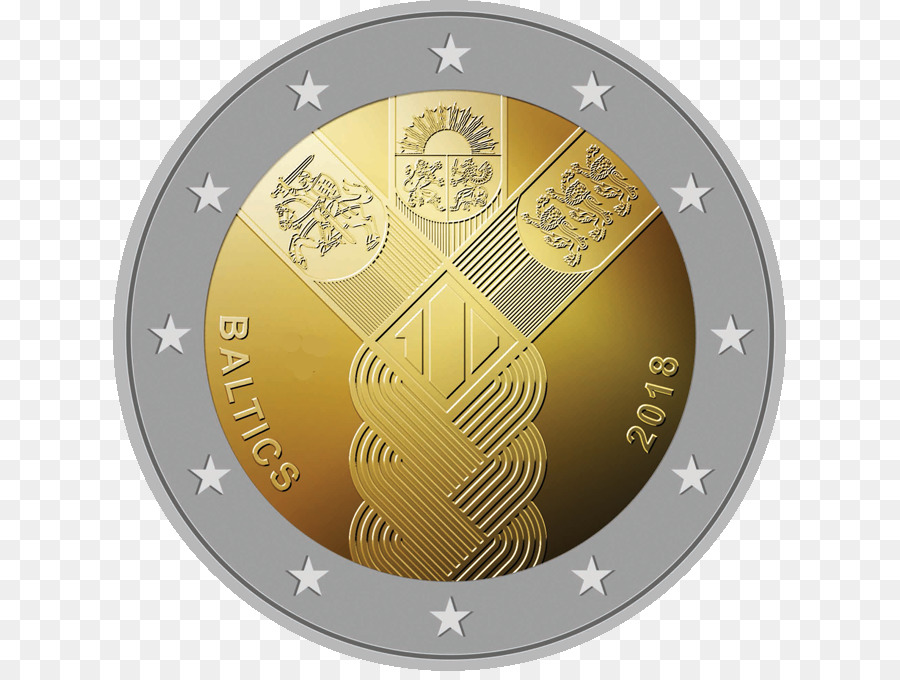 Moeda De 2 Euros，Estónia PNG