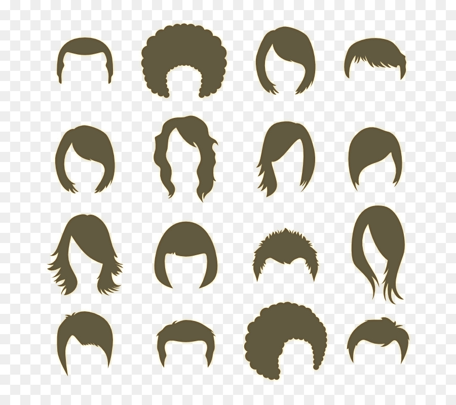 Silhuetas De Cabelo，Estilos PNG