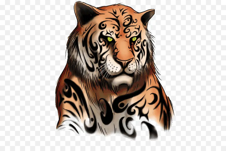 Tigre，Tatuagem PNG