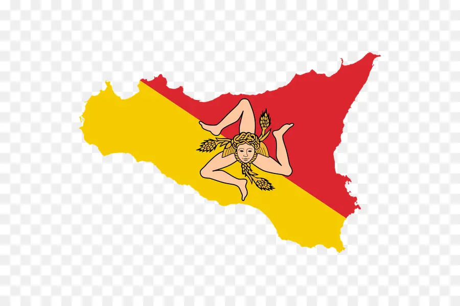 Sicília，Bandeira Da Sicília PNG