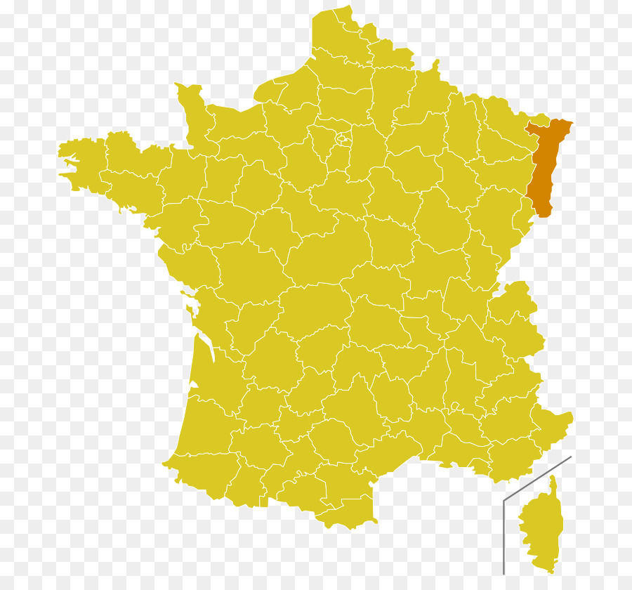 Mapa Da França，País PNG