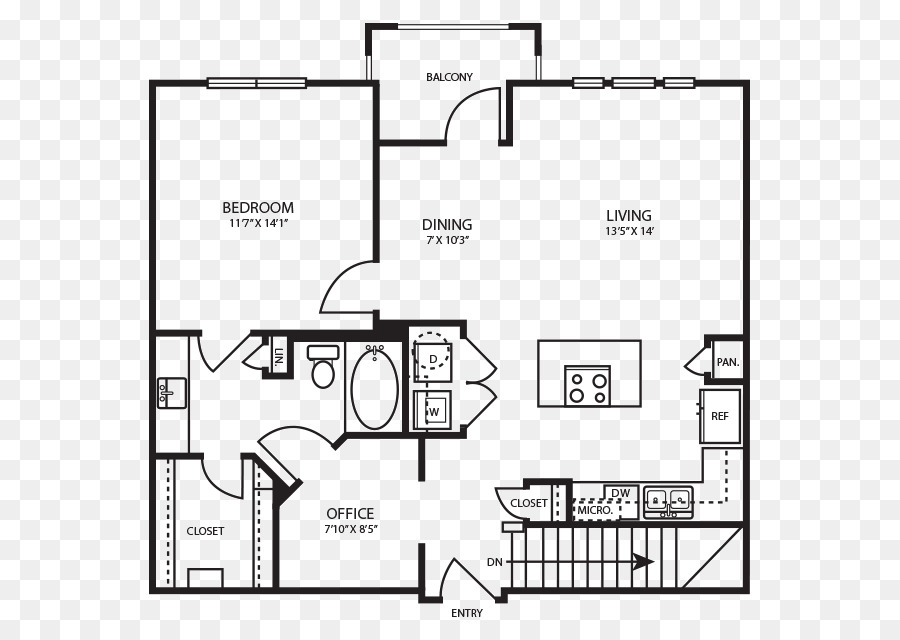 Planta Baixa Do Apartamento，Layout PNG