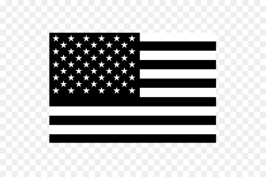 Bandeira Americana Preto E Branco，Eua PNG